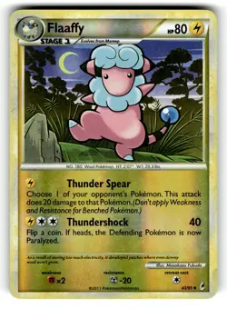 Flaaffy 43/95 Call of Legends MP Pokemon Card TCG - Image 1