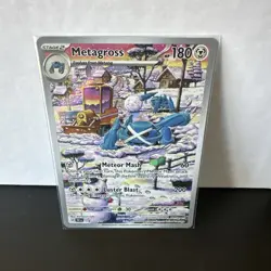 Metagross 178/162 Temporal Forces Illustration Rare TCG Card - Image 1