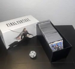 MTG: FINAL FANTASY Play Booster Box - Bulk Cards + Storage Box & 20-Sided Dice - Image 1