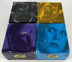 Decipher Star Wars CCG Deck Tournament Boxs - 4 EMPTY Card Boxes - Image 1