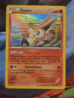 Victini 23/113 Legendary Treasures Holo Rare Pokemon Card - Image 1