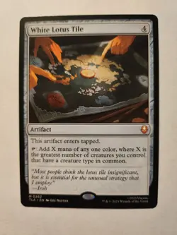 MTG White Lotus Tile Normal NM Avatar: The Last Airbender Magic 262 - Image 1