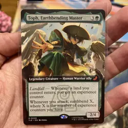 Toph Earthbending Master Extended Art Non Foil - Avatar MTG - Image 1