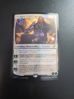 Tezzeret, Cruel Captain (PROMO FOIL) - Edge of Eternities (Magic/MTG) - Image 1
