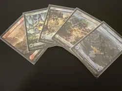 Magic The Gathering - Chocobo Foil Lands Lot (1 Of Each) - Image 2