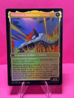 Megatron, Tyrant - BOT - Transformers - Foil Mythic - NM - MTG - Image 2