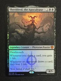 1x MTG Sheoldred, the Apocalypse (Foil) - Dominaria United (DMU) #107 - Magic - Image 1