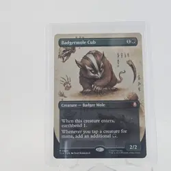 Badgermole Cub MINT Borderless 0326 Avatar TLA MTG Mythic Unplayed Regular M/NM - Image 1