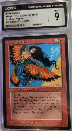 MTG - Bird Maiden - Arabian Nights - 1993 - Graded 9.0 by CGC - Image 1