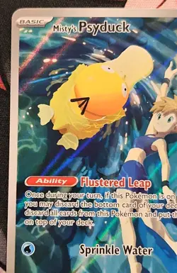 Pokemon TCG Misty's Psyduck Scarlet & Violet 193/182 Destined Rivals IR - Image 2