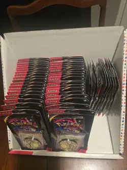 Pokemon TCG Phantasmal Flames Blister Booster Pack Lot of 55 - Image 2