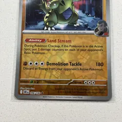 Pokemon Team Rockets Tyranitar Reverse Holo Destined Rivals 096/182*PACK FRESH* - Image 3