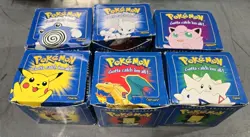1999 Burger King Set Of 6 Pokemon 23k Gold Plated Cards W/ Box, Balls and COA - Image 1