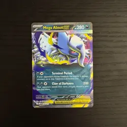 Mega Absol ex 086/132 Me01: Mega Evolution POKEMON NEAR MINT A - Image 1