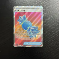 Rare Candy Full Art Trainer 175/132 Me01: Mega Evolution Holo POKEMON NEAR MINT - Image 1