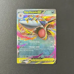 Mega Sharpedo Double Rare ex 061/094 Me02: Phantasmal Flames POKEMON NEAR MINT C - Image 1
