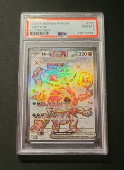 Pokemon 2023 Paradox Rift Ultra Rare HOOPA EX #226 PSA 8 Ultra Rare - Image 1