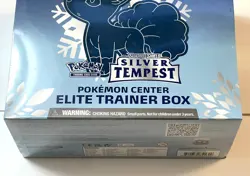 Pokemon Sword and Shield Silver Tempest Pokemon Center Elite Trainer Box Etb New - Image 2