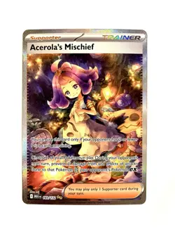 Acerola's Mischief 183/132 Mega Evolution Special Illustration Rare Pokemon TCG - Image 1