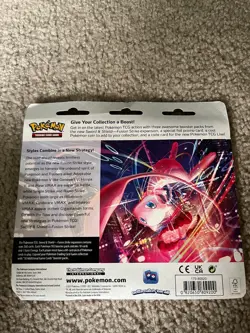Pokemon Sword & Shield Fusion Strike 3 Booster Pack Blister With Espeon Promo - Image 2