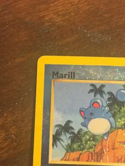 Pokemon Marill 11/18 Southern Islands Reverse Holo Vintage LP - SWIRL - Image 2
