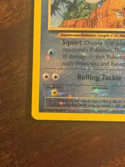 Pokemon Marill 11/18 Southern Islands Reverse Holo Vintage LP - SWIRL - Image 5