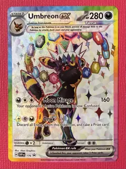 Umbreon Ex - Pokemon TCG Prismatic Evolutions Black Star Promo 176 - Image 1