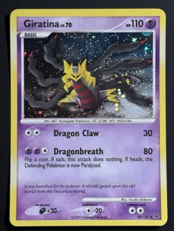 Pokemon Giratina 28/127 Holo Platinum Base - LP- - Image 1
