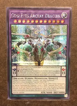 Yugioh Odd-Eyes Arcray Dragon AGOV-AE030 - Secret - Asian English - NM - USA - Image 1
