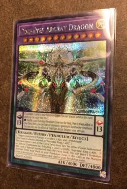 Yugioh Odd-Eyes Arcray Dragon AGOV-AE030 - Secret - Asian English - NM - USA - Image 2