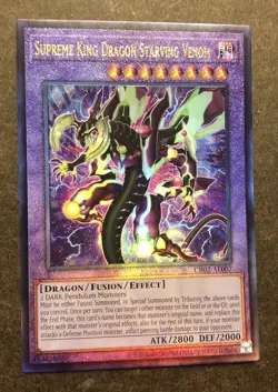 Yugioh Supreme King Dragon Starving Venom CR02-AE007 - Ultimate, Asian - NM, USA - Image 2