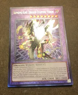 Yugioh Supreme King Dragon Starving Venom CR02-AE007 - Ultimate, Asian - NM, USA - Image 3