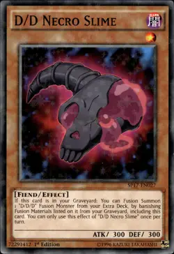 D/D Necro Slime - Starfoil Rare 1st Edition SP17-EN027 - LP - YuGiOh - Image 1