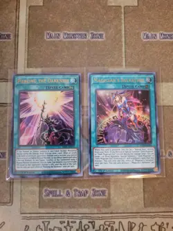 YUGIOH PIERCING THE DARKNESS + MAGICIANS SALVATION MP21 ULTRA 1ST ED NM - Image 1