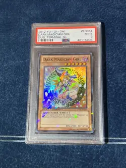 PSA 9 Dark Magician Girl DT Duel Terminal 6 Super Rare Yugioh - Image 1