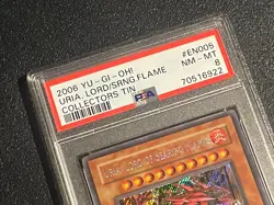 2006 Yu-Gi-Oh! Uria Lord of Searing Flames #EN005 PSA 8 - Image 1