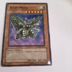 1996 Yu Gi Oh! TCG Scary Moth Card WB1 - Image 1