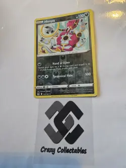 Pokemon Card Hoopa 122/196 Lost Origin Reverse Holo Rare Mint Condition - Image 1