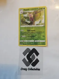 Pokemon Card Dustox 010/196 Lost Origin Reverse Holo Rare Mint Condition - Image 1