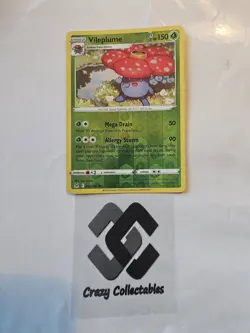 Pokemon Card Vileplume 003/196 Lost Origin Reverse Holo Rare Mint Condition - Image 1