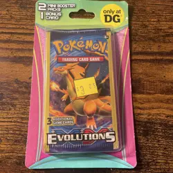 Pokemon Evolutions DG Blister - 2 Mini Booster Packs & 1 Bonus Card *READ* (B) - Image 1