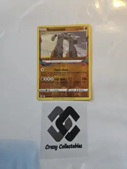 Pokemon Card Stonjourner 111/196 Lost Origin Reverse Holo Rare Mint Condition - Image 1