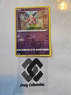 Pokemon Card Mr Mime 067/196 Lost Origin Reverse Holo Rare Mint Condition - Image 1