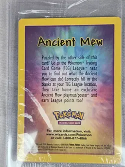 Private Sale For shadowfury478 ONLY Ancient Mew POKEMOM PROMO CARD. - Image 2