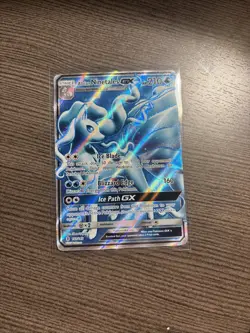 Pokemon TCG Alolan Ninetales GX Full Art Holo Card 132/145 Sm-Guardians Rising - Image 1