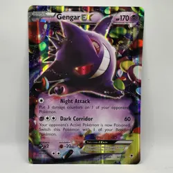 Pokemon Gengar EX Jumbo Holo Card 34/119 XY-Phantom Forces - Image 2