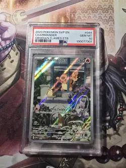 Pokemon Charmander 044 SV Scarlet & Violet Promo Holo Card PSA 10 - Image 1