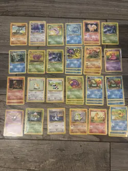Pokemon 1999 Base Set Unlimited 89 card lot E2329 - Image 1