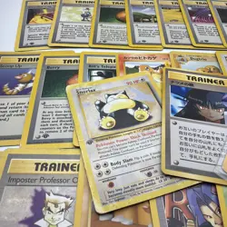 VINTAGE POKEMON Lot Of 33 Cards! Gym Heroes, team rocket, base set 2, fossil etc - Image 5