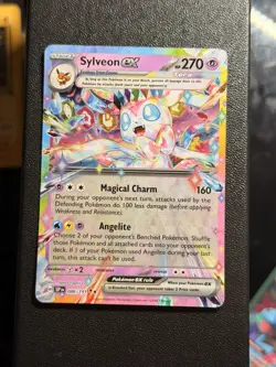 Pokemon TCG Sylveon EX 086/191 Surging Sparks Holo Double Rare Card - Image 1